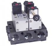 Electrically operated ISO 5599/1 spool valves