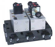 Electrically operated ISO 5599/1 spool valves